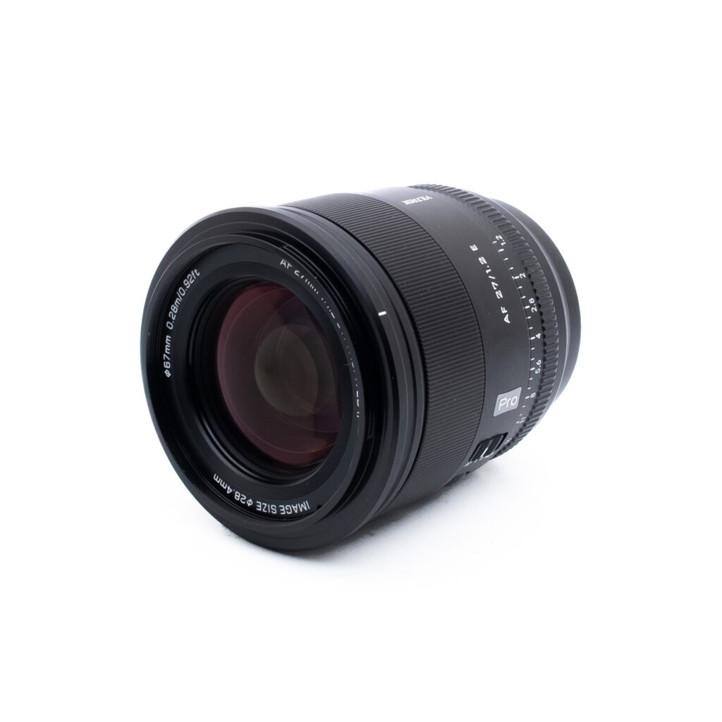 Viltrox 27mm f12 E-2 Viltrox AF PRO 27mm f/1.2 Sony E (Takuu 6kk, Kunto K5) - Käytetty