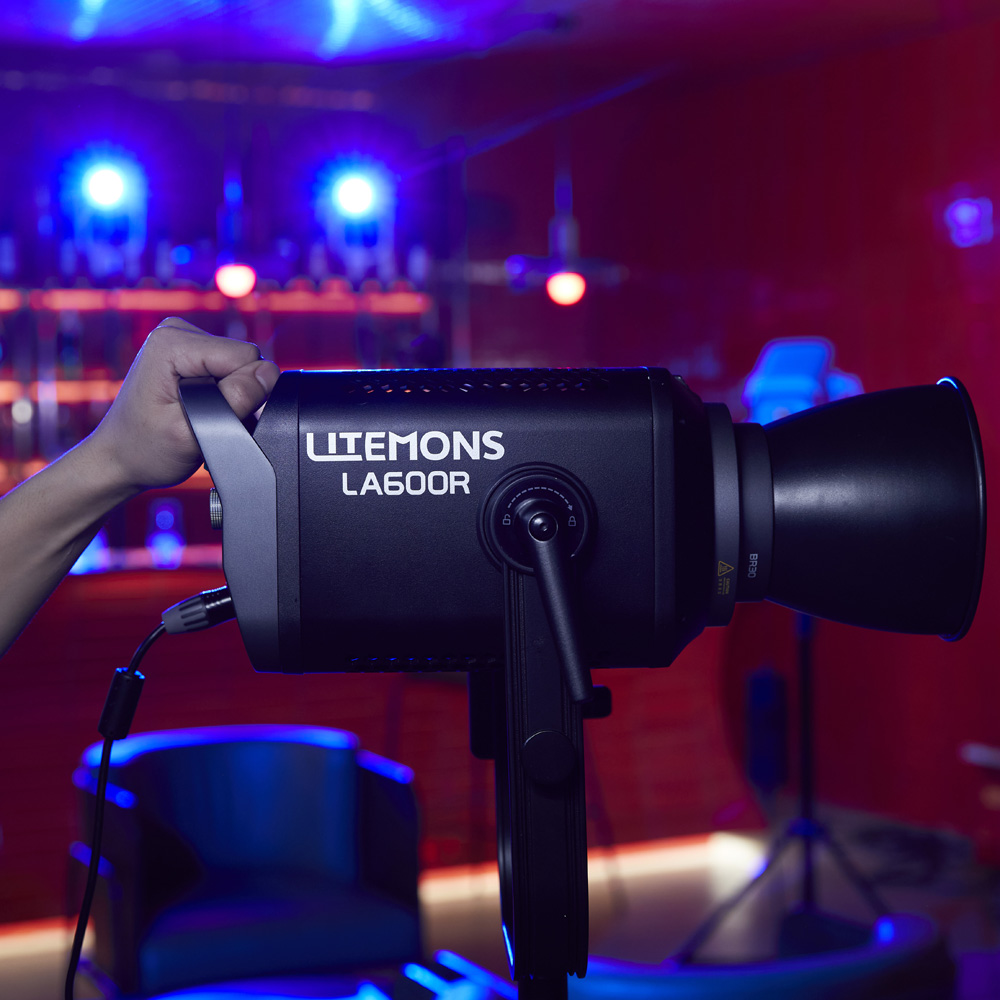 1743748454_096 Godox Litemons LA600R RGB LED Video Light Musta