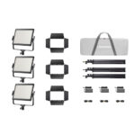 Godox Litemons LP1200R RGB LED Light Panel 3 Light Kit Musta