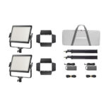 Godox Litemons LP1200Bi Bi-Color LED Light Panel 2 Light Kit Musta