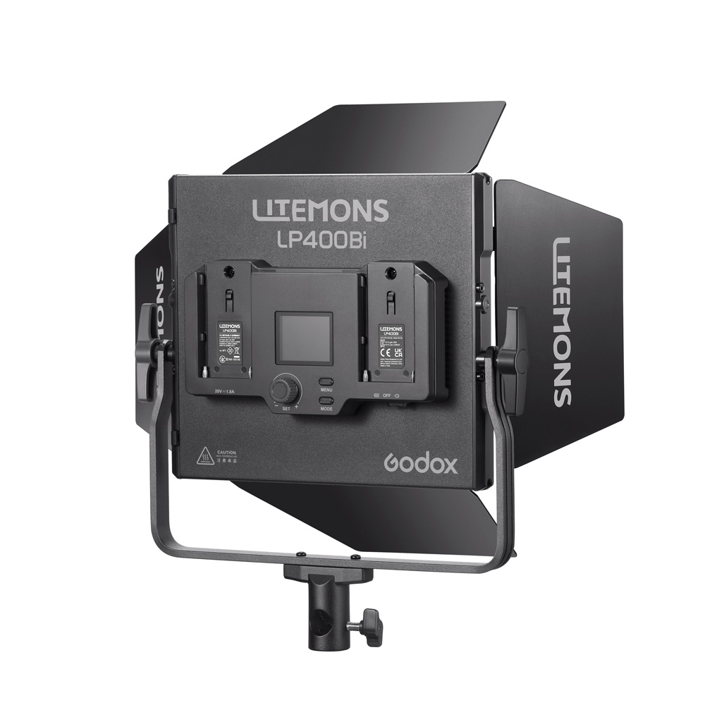1759992760_163 Godox Litemons LP400Bi Bi-Color LED Light Panel 3 Light Kit Musta