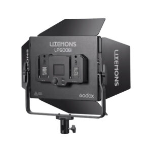1759992799_825 Godox Litemons LP600Bi Bi-Color LED Light Panel 3 Light Kit Musta