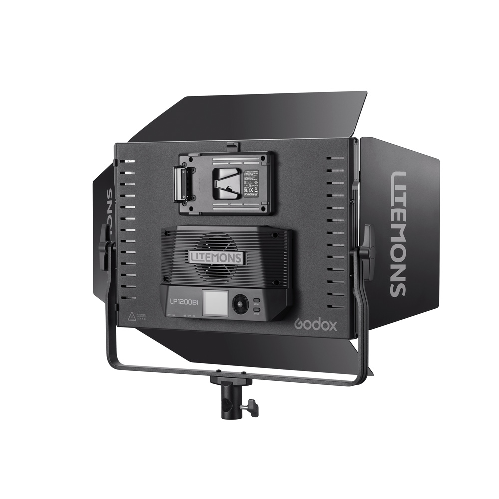 1759992821_238 Godox Litemons LP1200Bi Bi-Color LED Light Panel 3 Light Kit Musta