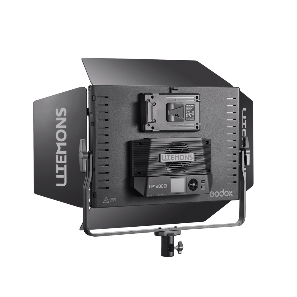 1759992822_919 Godox Litemons LP1200Bi Bi-Color LED Light Panel 3 Light Kit Musta