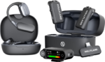Hollyland Lark MAX 2 Ultimate Combo with OWS Monitor Earphone + Camera RX + USB-C RX – wireless microphone system