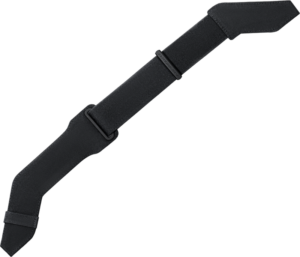 800q-01_135556 The Antigravity Vision Head Strap is a black adjustable strap with padded parts and buckles, designed for carrying bags or cases.
