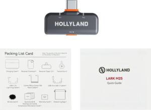 800q-02_130880 Hollyland Lark M2S USB-C Receiver (Space Gray) Fit for Lark M2S -USB-C-vastaanotin