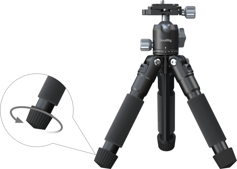 800q-02_134873 SmallRig 5470 VT-20Pro Portable Desktop Tripod –pöytäteline