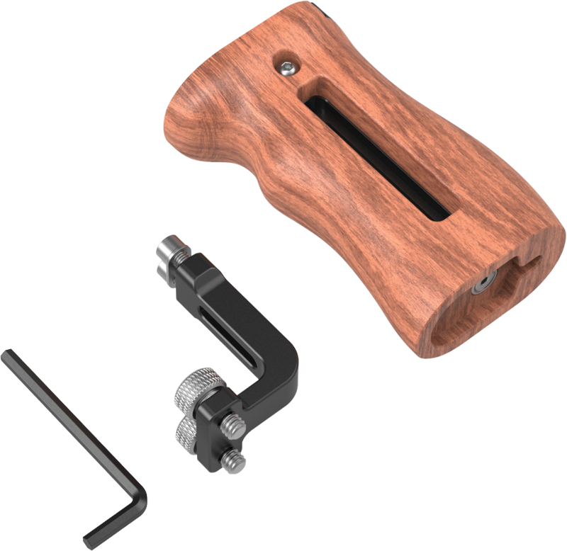 800q-03_113239 SmallRig 2093 Handle Wooden Universal Side Handle –kahva
