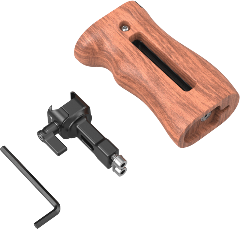 800q-03_113253 SmallRig 2187 Side Handle Wooden Nato