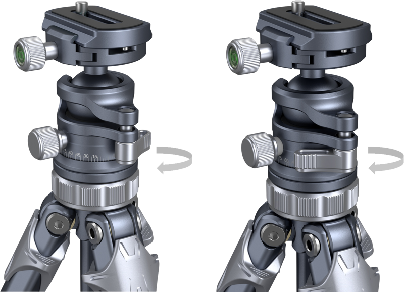 800q-03_124324 SmallRig 4222 Lightweight Travel Tripod AP-02 -kolmijalka