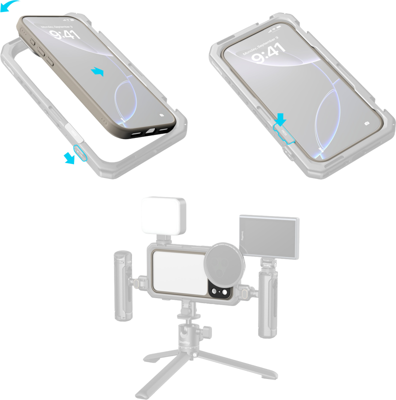 800q-03_135707 SmallRig 5791 FilMov Photography Case –iPhone 17 Pro harmaa