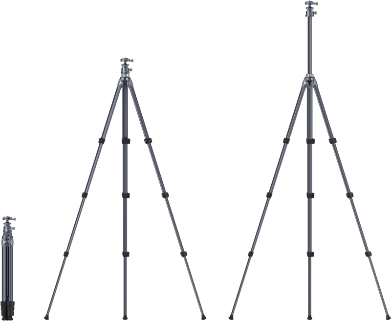 800q-05_124324 SmallRig 4222 Lightweight Travel Tripod AP-02 -kolmijalka