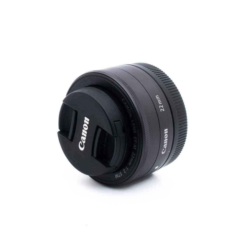 Canon EF-M 22mm f2 STM-3-2 Canon EF-M 22mm f/2 STM (Kunto K5) - Käytetty
