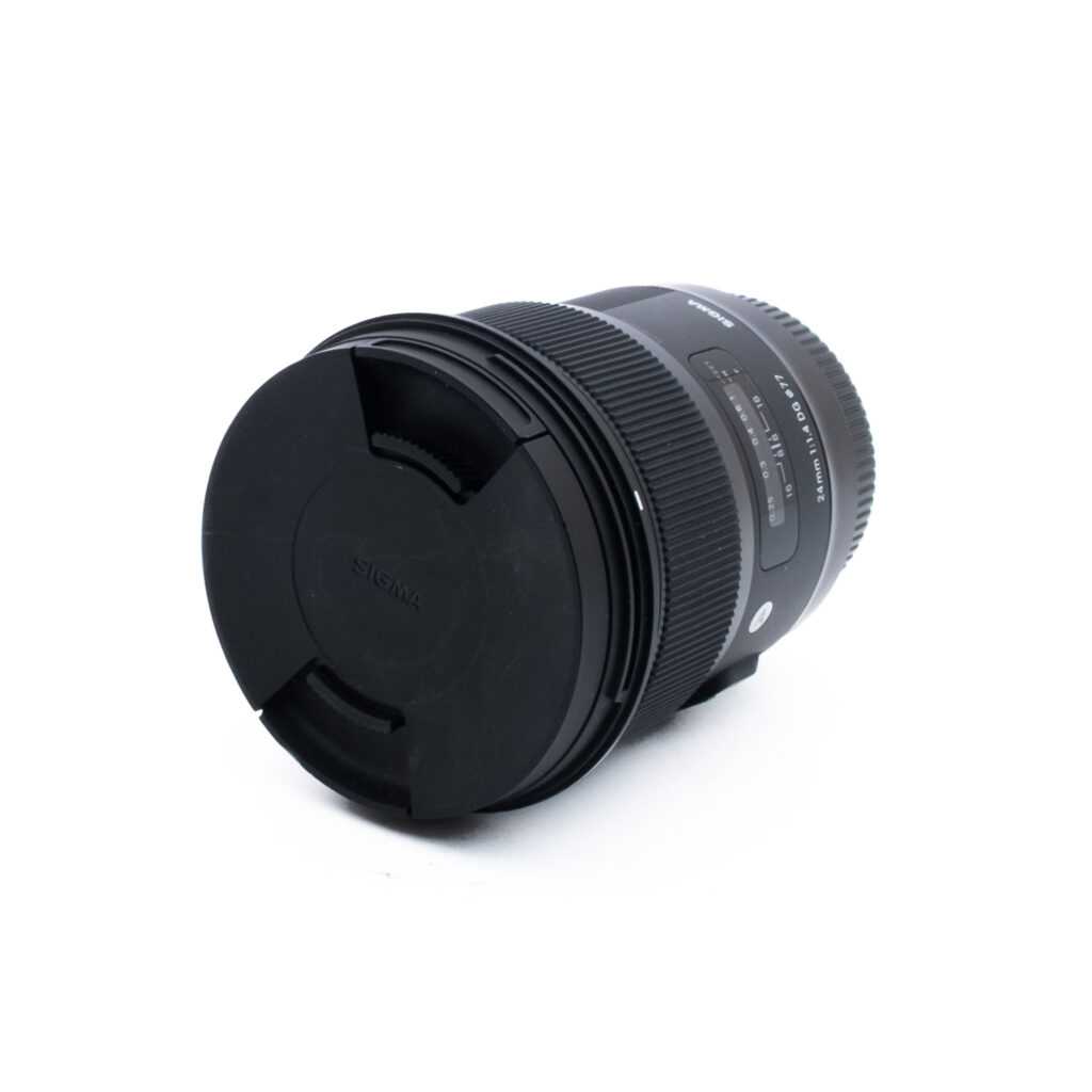 Sigma 24mm f14 DG Canon-2 Sigma Art 24mm f/1.4 DG Canon EF - Käytetty