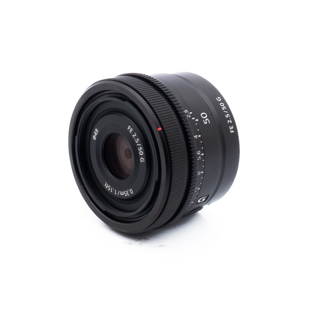 Sony 50mm f25 G-2-2 Sony FE 50mm f/2.5 G - Käytetty