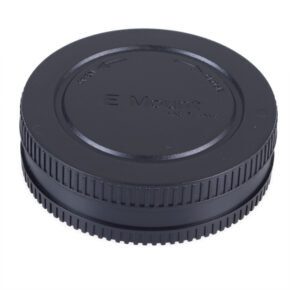 1373895725_066 Caruba Rear Lens and Body Cap for Sony E Mount -objektiivin takasuoja- ja runkotulppasarja
