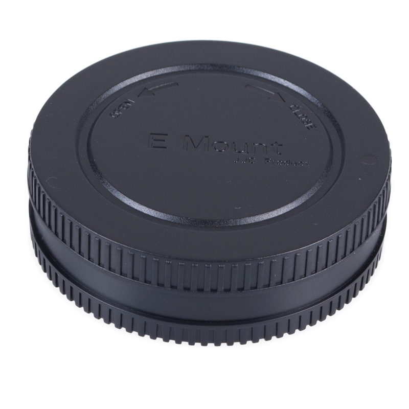 1373895725_066 Caruba Rear Lens and Body Cap for Sony E Mount -objektiivin takasuoja- ja runkotulppasarja