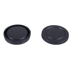 1373895732_124 Caruba Rear Lens and Body Cap for Sony E Mount -objektiivin takasuoja- ja runkotulppasarja