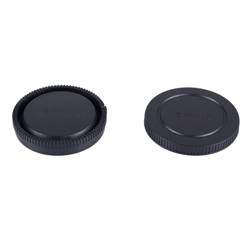 1373895732_124 Caruba Rear Lens and Body Cap for Sony E Mount -objektiivin takasuoja- ja runkotulppasarja