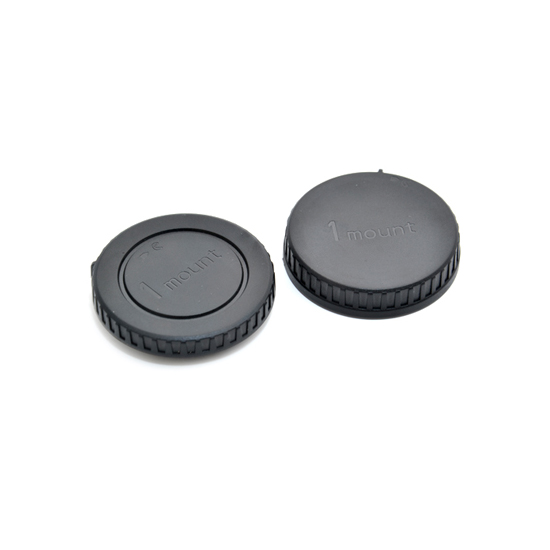 1375782372_624 Caruba Rear Lens and Body Cap for Nikon 1 -runkotulppa ja objektiivin takatulppa