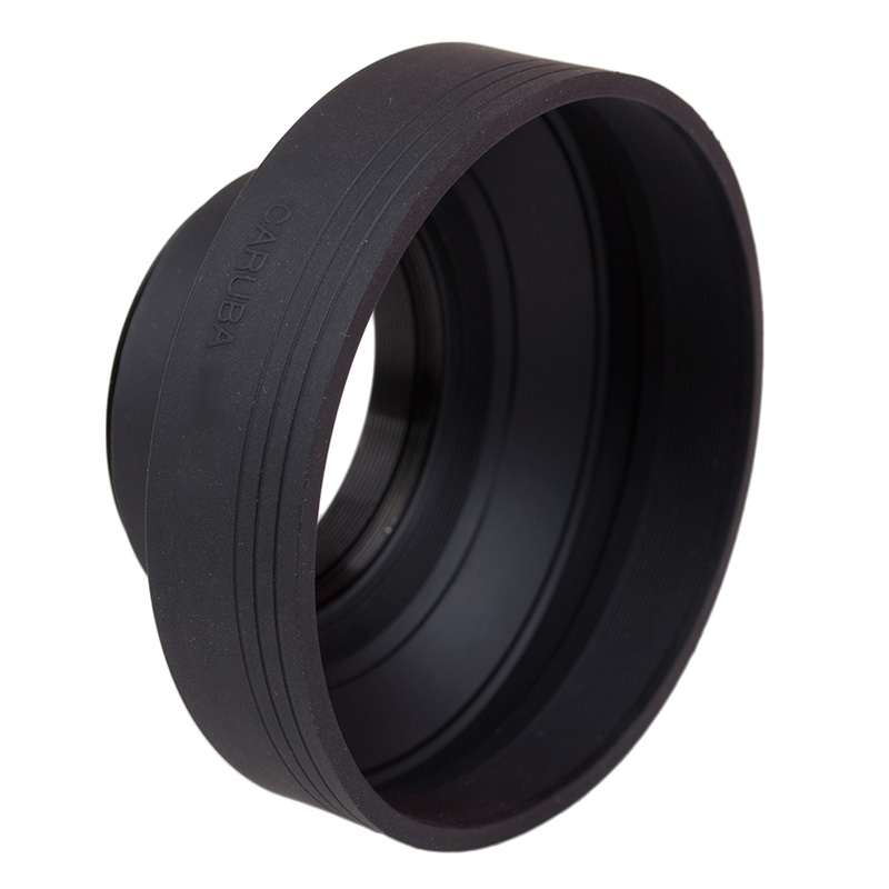 1450206031_761 Caruba Rubber Sun Hood 3in1 55mm -vastavalosuoja