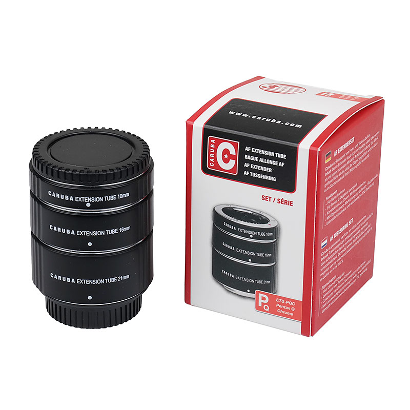 1452505780_688 Caruba Extension Tube set Pentax Q Chrome extension tube set