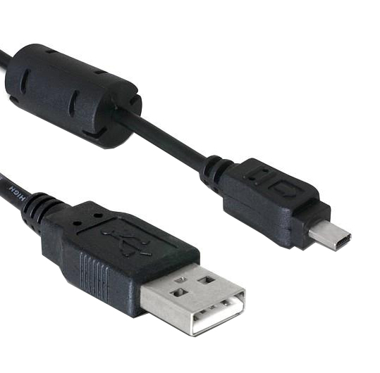 1458035328_989 Caruba USB 2.0 | A Male - Mini Male 8-pin (UC-E6 for Nikon) | 1 meter -USB-kaapeli