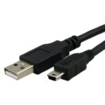 Caruba USB 2.0 | A Male - Mini Male 5-pin | 2 meter -USB-kaapeli