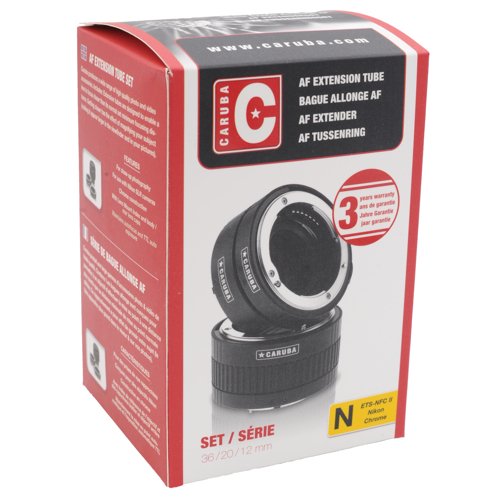 1464951940_049 Caruba Extension Tube set Nikon Chroom (type II) -loittorengassarja