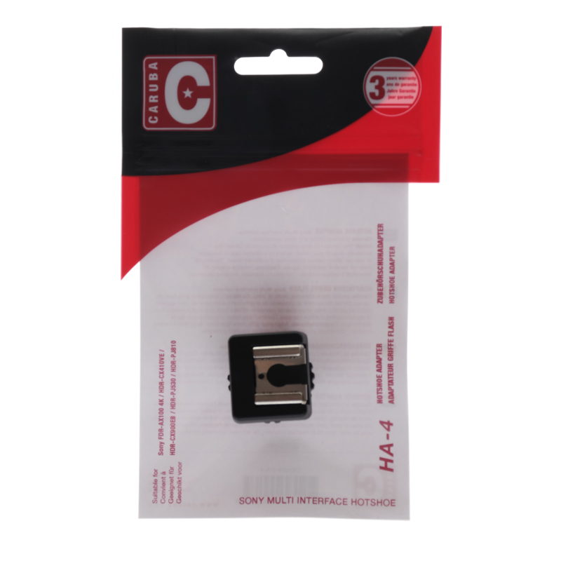 1472713090_658 Caruba Hot Shoe Adapter - Sony Multi Interface Hotshoe MSA-MIS -salamakenkäsovitin