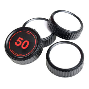 Caruba Writable Rear Lens Cap Kit Canon (4 pieces) -takalinssinsuojussarja