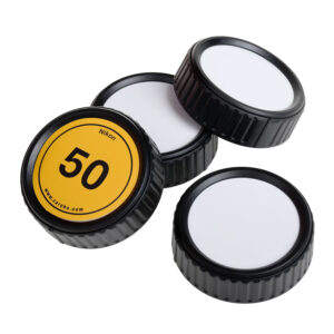Caruba Writable Rear Lens Cap Kit Nikon -takalinssikansisetti