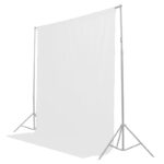 Caruba Background Cloth 3x6m valkoinen -taustakangas