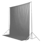 Caruba Background Cloth 2x3m harmaa -taustakangas