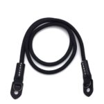 Caruba Climbing Rope Neckstrap musta -kaulahihna
