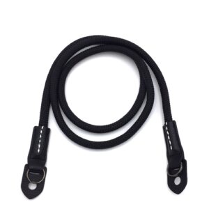 Caruba Climbing Rope Neckstrap musta -kaulahihna