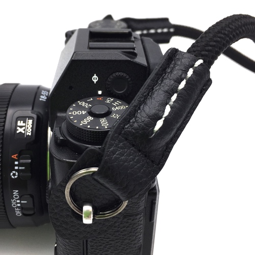 Caruba Climbing Rope Neckstrap musta -kaulahihna