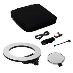 1519638164_141 Caruba Round Vlogger 18-inch LED Set PRO black – ring light set