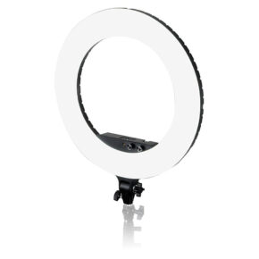 Caruba Round Vlogger 18 inch LED Set PRO musta -rengasvalosetti