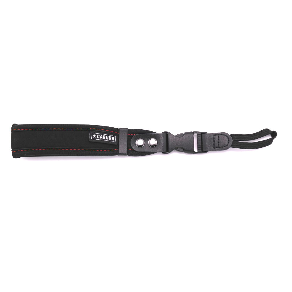 1520583605_725 Caruba Neoprene Wrist Strap musta/punainen -rannehihna