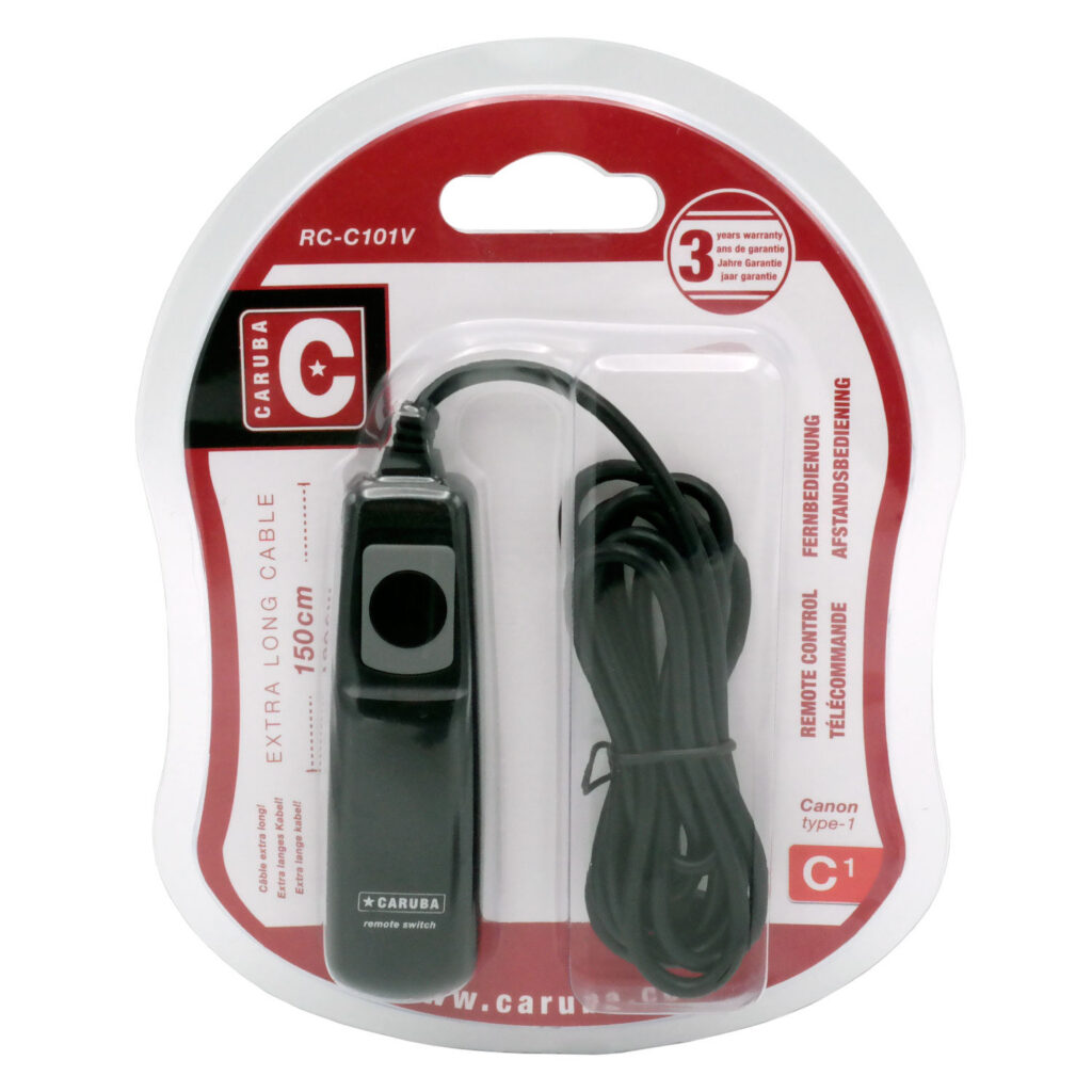 1522748706_606 Caruba Remote Control Canon Type-1 1,5m (Canon RS-80N3) -kaukolaukaisin