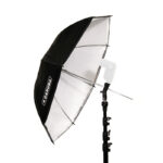 Caruba Umbrella Speedlite Kit 83cm -salamavarjosetti
