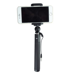 Caruba Selfie Stick Plug & Play harmaa -selfiekeppi