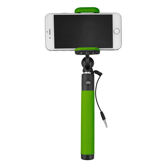 Caruba Selfie Stick Plug & Play vihreä -selfiekeppi