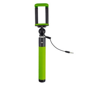 Caruba Selfie Stick Plug & Play vihreä -selfiekeppi