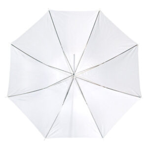 Caruba Flash Umbrella Transparent White 100cm -salamavarjo
