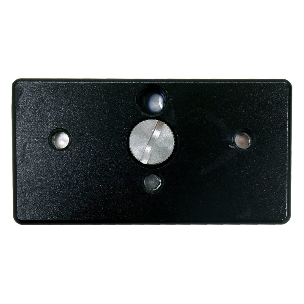 Caruba Cablestop Tripod Plate Black -jalustalevy