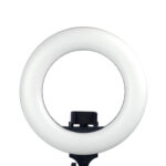 Caruba Round Vlogger 12 inch LED Set with Bag, musta -LED-rengasvalosetti