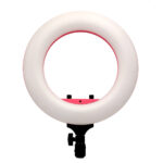 Caruba Round Vlogger 12 inch LED Set with Bag - Pink (MENZ) -rengasvalo
